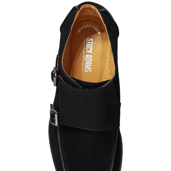 STACY ADAMS Balen Moc Toe Double Strap Monk Shoe main image 4